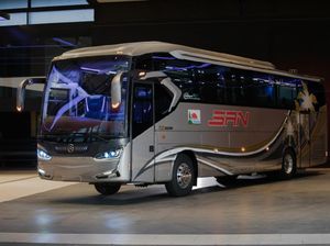 Bos PO SAN Beri Bocoran Bus Laksana Legacy SR3 yang akan Launching di GIIAS