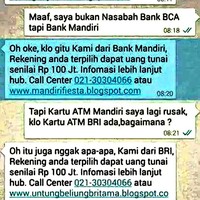 Nggak penipu, nggak yang ditipu, sama saja. Sama-sama lawak! Bikin bengek deh baca chat antara penipu dan orang yang ditipu ini. Foto: Instagram