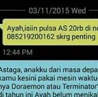 SMS penipuan klasik yang sudah sering banget kamu dapat nih pasti. Berharap dapat pulsa, malah dapatnya balasan seperti ini. Bikin penipunya jadi auto males buat nipu deh.. Foto: 1cak.com