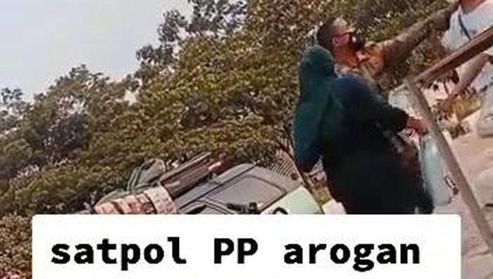 Heboh video anggota Satpol PP cekik warga saat penertiban PKL di Bogor