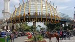 Jalan Al-Fathu Ramai saat Bandung Raya Masih PPKM Level 3