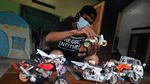 Miniatur Motor Ini dari Pipa Bekas Lho...