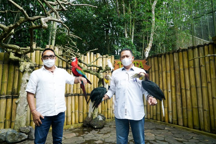 Bamsoet kunjungi Tasta Tabanan Wildlife Park.