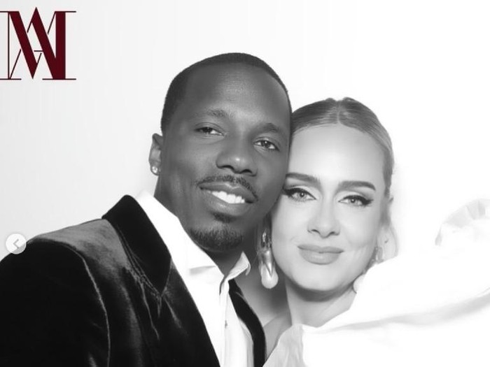 Adele dan Rich Paul. Foto: Dok. Instagram @adele Adele dan Rich Paul. Foto: Dok. Instagram @adele