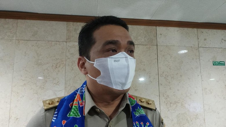Ahmad Riza Patria Wakil Gubernur DKI Jakarta Ahmad Riza Patria, di Balai Kota DKI, Jl Medan Merdeka Selatan, Jakarta Pusat, Senin (20/9/2021).