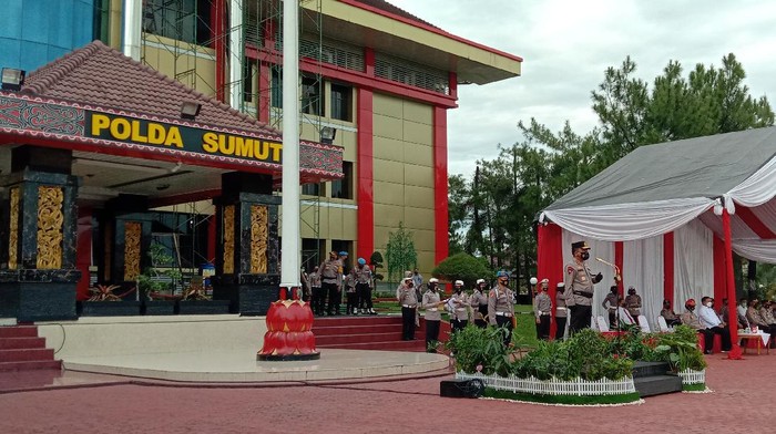 Apel di Polda Sumut (Ahmad Arfah-detikcom)