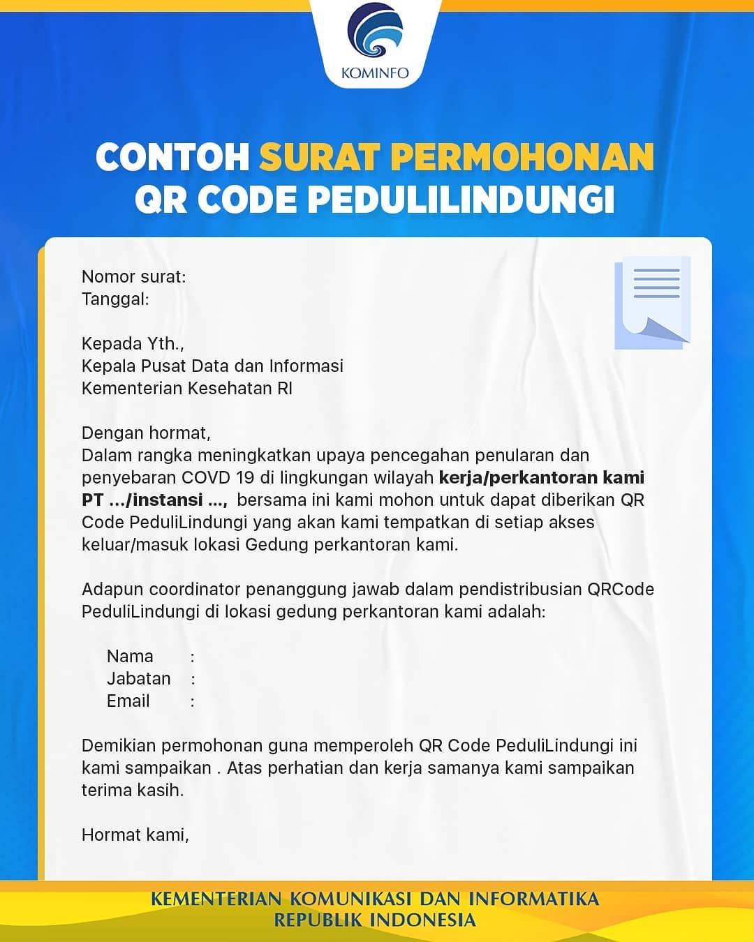 QR Code PeduliLindungi: Cara Daftar untuk Kantor hingga Contoh 