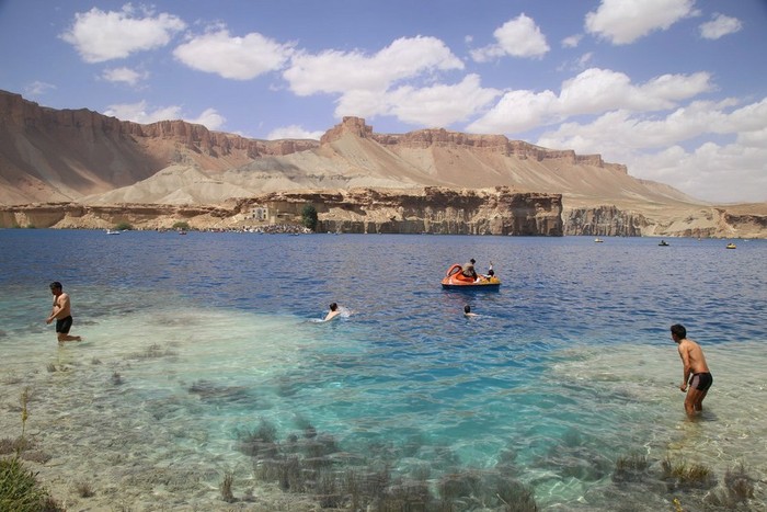 Danau Band-e Amir di Provinsi Bamyan, Afghanistan