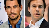Kiri: David James Gandy adalah seorang model, jurnalis, dan dermawan. Dia adalah wajah Dolce & Gabbana untuk waktu yang lama. Hari ini dia meluncurkan proyek fashionnya sendiri.Kanan: Karl-Johan Persson bukan hanya CEO H&M tetapi juga cucu dari pendirinya, Erling Persson. Aset Carl diperkirakan mencapai US$ 2,1 miliar atau setara Rp 29,82 triliun. Foto: Dok Brightside