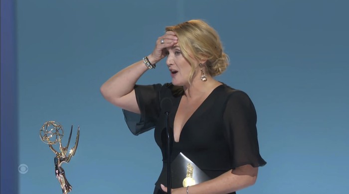 Kate Winslet Kate Winslet arrives at the 73rd Primetime Emmy Awards on Sunday, Sept. 19, 2021, at L.A. Live in Los Angeles. (AP Photo/Chris Pizzello)
