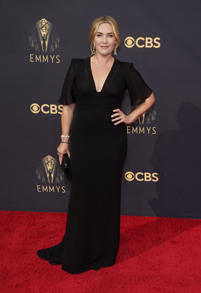 Kate Winslet Kate Winslet arrives at the 73rd Primetime Emmy Awards on Sunday, Sept. 19, 2021, at L.A. Live in Los Angeles. (AP Photo/Chris Pizzello)