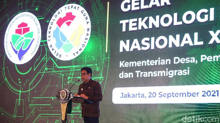 Puncak Gelar Teknologi Tepat Guna (TTG) Nasional ke-22 di Balai Makarti Muktitama, Jakarta. Acara ini digelar secara hybrid.