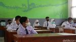 Kegembiraan Siswa Saat Pelaksanaan PTM di Bandung Barat