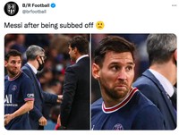 Meme gol Messi
