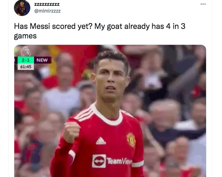 Meme gol Messi