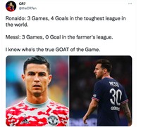 Meme gol Messi