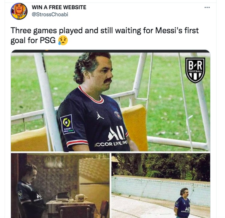 Meme gol Messi