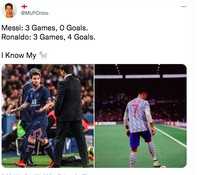 Meme gol Messi