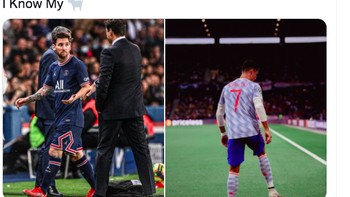 Netizen ini yakin Ronaldo adalah yang terbaik jika melihat performanya dibanding Messi. Foto: Twitter