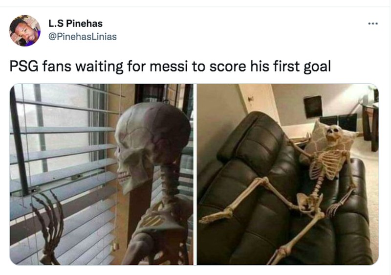 Meme gol Messi
