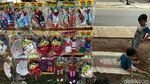 Mencari Cuan Lewat Miniatur Ondel-ondel dari Barang Bekas