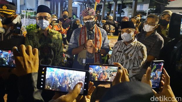 Menparekraf Sandiaga Uno melakukan kunjungan kerja di Bondowoso