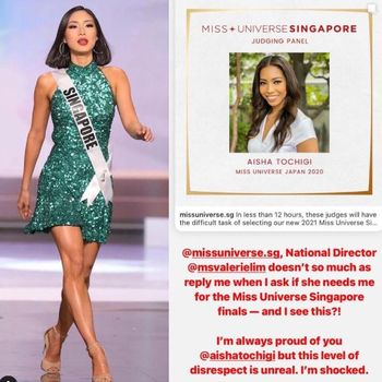Miss Universe Singapore 2020 Bernadette Belle