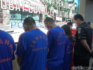 Jual Obat Terapi COVID-19 di Atas HET, 4 Orang Ditangkap Polisi Purwakarta