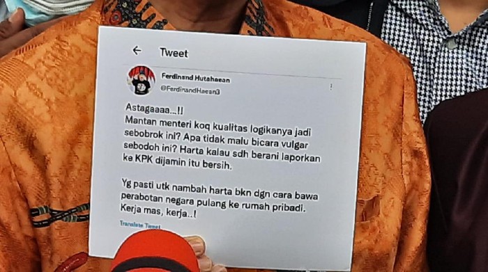 Roy Suryo polisikan Ferdinand Hutahaean soal 'Mantan Menteri Sebodoh Itu' Roy Suryo polisikan Ferdinand Hutahaean soal 'Mantan Menteri Sebodoh Itu'