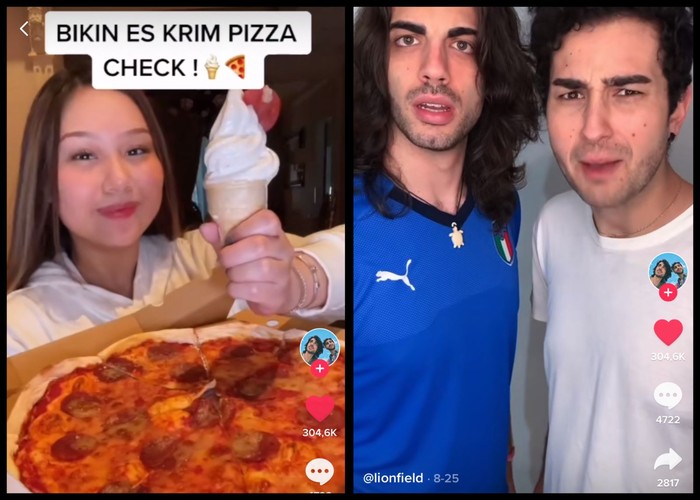 Sisca Kohl Bikin Es Krim dari Pizza, Bule Italia Ini Kaget dan Heran