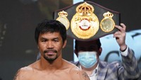 Sosok Pacquiao pun kerap disebut bila bicara mengenai pertarungan Southpaw yang merupakan sebutan untuk tipe petinju kidal. AP Photo/John Locher.