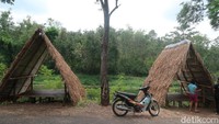 Untuk mencapai sungai Oya, pengunjung hanya perlu menuju rest area hutan Bunder. Sesampainya di rest area, pengunjung hanya perlu mengikuti jalan aspal yang berada di pinggir sungai Oya. (Pradito Rida Pertana/detikTravel)