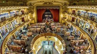Ateneo Grand Splendid awalnya dibuka sebagai gedung teater pada 1919, demikian dikutip dari National Geographic. Toko buku yang berada di Buenos Aires, Argentina ini dibuka sejak tahun 2000an. (Foto: Screenshot Travel Buenos Aires, Buenos Aires City)