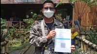 Pengunjung yang sudah divaksinasi.