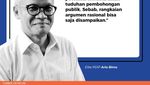 Anies Dicerca, Anies Dibela