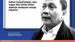 Anies Dicerca, Anies Dibela