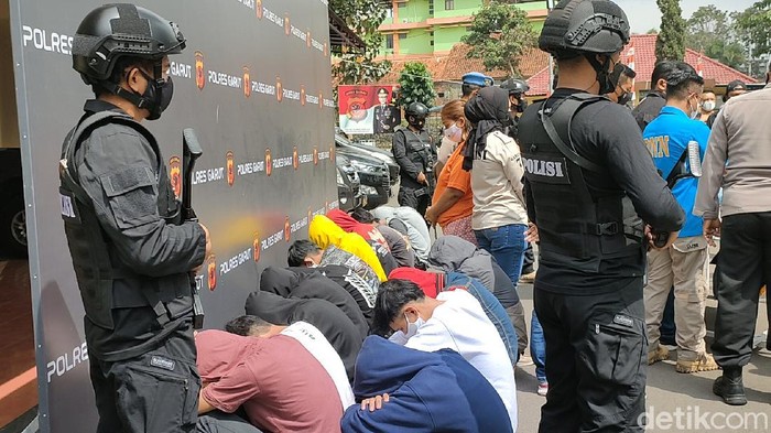 Belasan bocah di Garut diamankan polisi