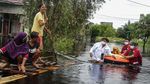 Warga Terdampak Banjir Palangkaraya Mulai Dievakuasi