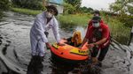 Warga Terdampak Banjir Palangkaraya Mulai Dievakuasi