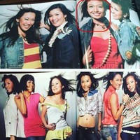Selanjutnya ada potret Ayu Dewi , Melaney Ricardo, dan juga Sandra Dewi saat masih remaja. Saat duduk di bangku kuliah ketiganya sudah aktif menjadi seorang model. Foto: Instagram