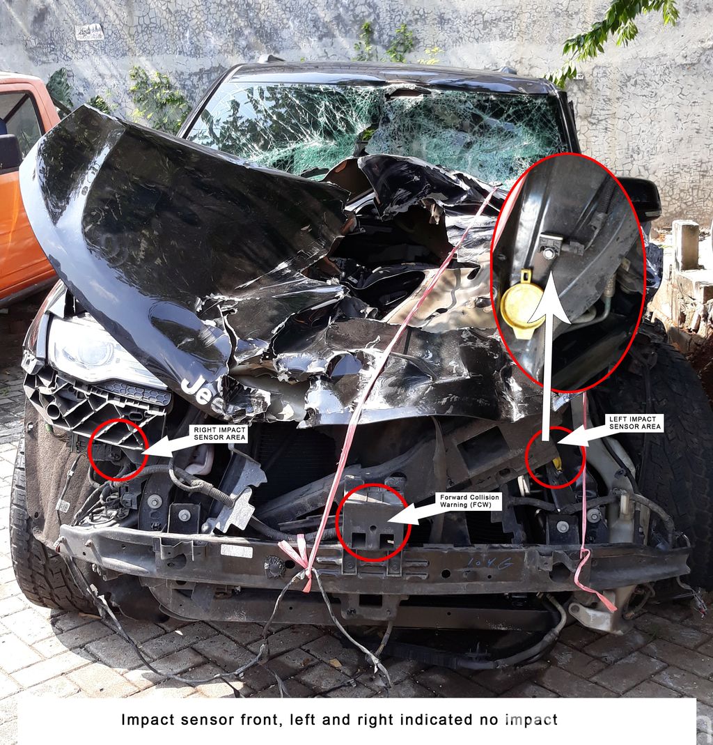 Hasil Investigasi Mobil Jeep Bos Garansindo yang Ringsek tapi Airbag Tak Keluar