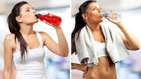 Minuman ringan dan bersoda bisa menghilangkan haus. Semua iklan minuman ringan pasti menampilkan orang haus setelah beraktivitas meminum minuman manis atau bersoda. Padahal penghilang haus paling bagus adalah minum air putih. Foto: Dok. Brightside