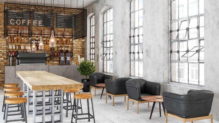 Ilustrasi Kafe Hidden Gem