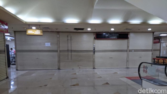 Kios ITC Kuningan tutup/Aulia Damayanti-detikcom