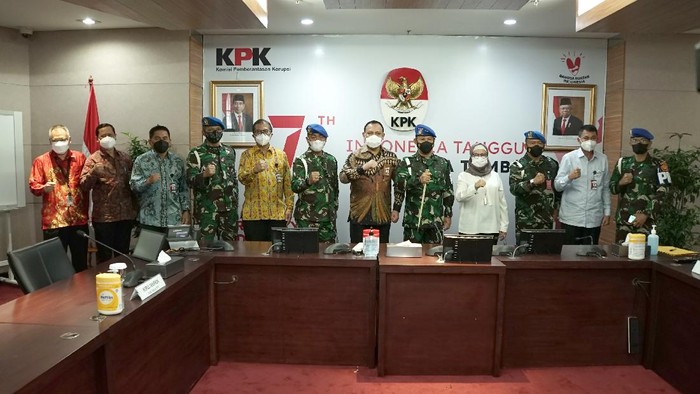 KPK bertemu Puspom TNI bahas kerja sama penyidikan kasus korupsi