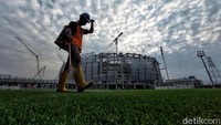 Pembangunan Jakarta International Stadium (JIS) terus dikebut Gubernur DKI Jakarta Anies Baswedan di tengah pandemi COVID-19.