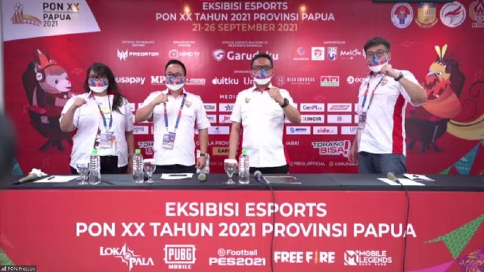 Pembukaan Eksibisi Esports PON XX Papua 2021 Dimulai Hari Ini