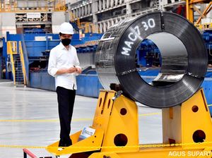 Jokowi Sebut Pabrik Baja Seperti di Banten Hanya Ada Dua di Dunia