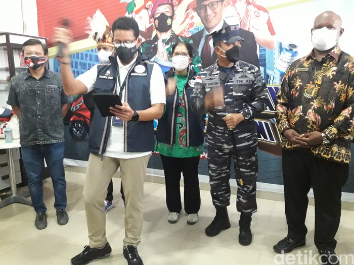 Sandiaga uno di Papua