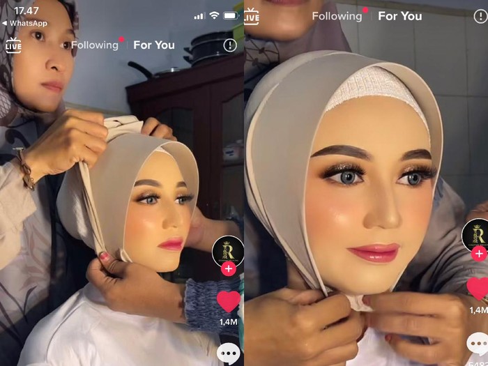 Viral kisah MUA yang merias wanita seperti manekin. Viral kisah MUA yang merias wanita seperti manekin.